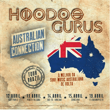 Hoodoo Gurus volta ao Brasil depois de 25 anos em abril para shows da nova turnê internacional em cinco cidades&nbsp;brasileiras