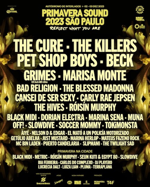 Primavera Sound São Paulo anuncia line-up completo com The Cure, The Killers e Pet Shop&nbsp;Boys