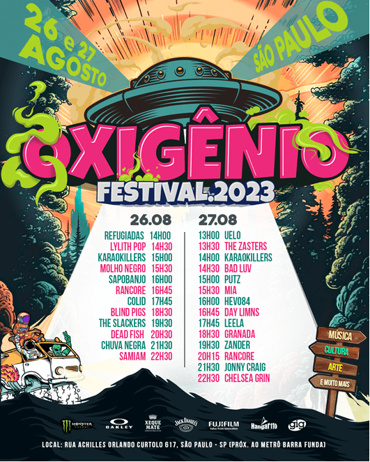 Oxigênio Festival 2023 acontece em novo local nos dias 26 e 27 de&nbsp;agosto