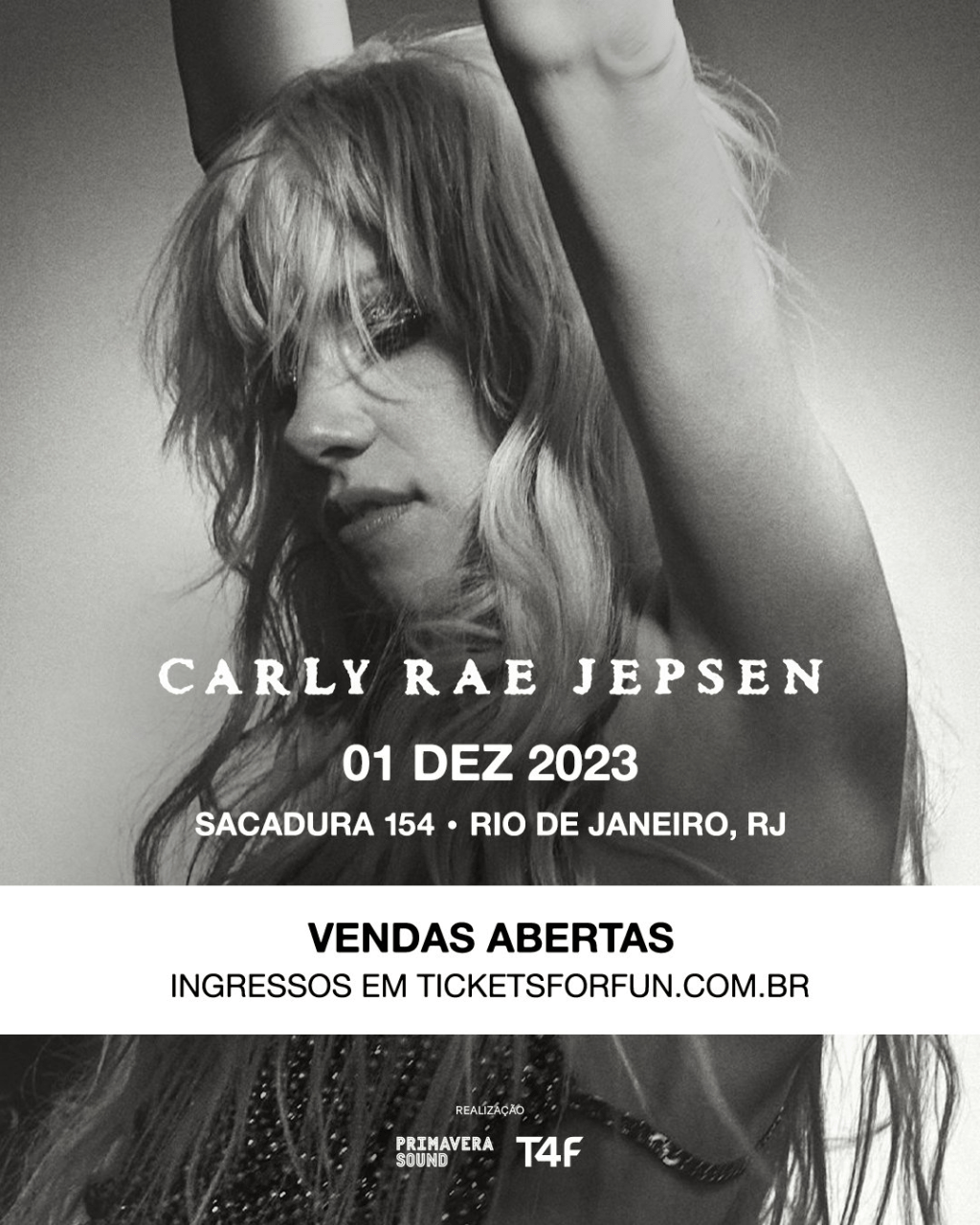 Primavera Sound São Paulo anuncia sideshow de Carly Rae Jepsen no Rio de&nbsp;Janeiro