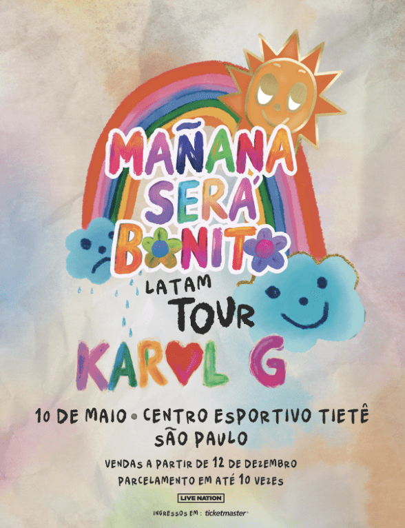 Show de Karol G em São Paulo agora acontecerá no Centro Esportivo&nbsp;Tietê