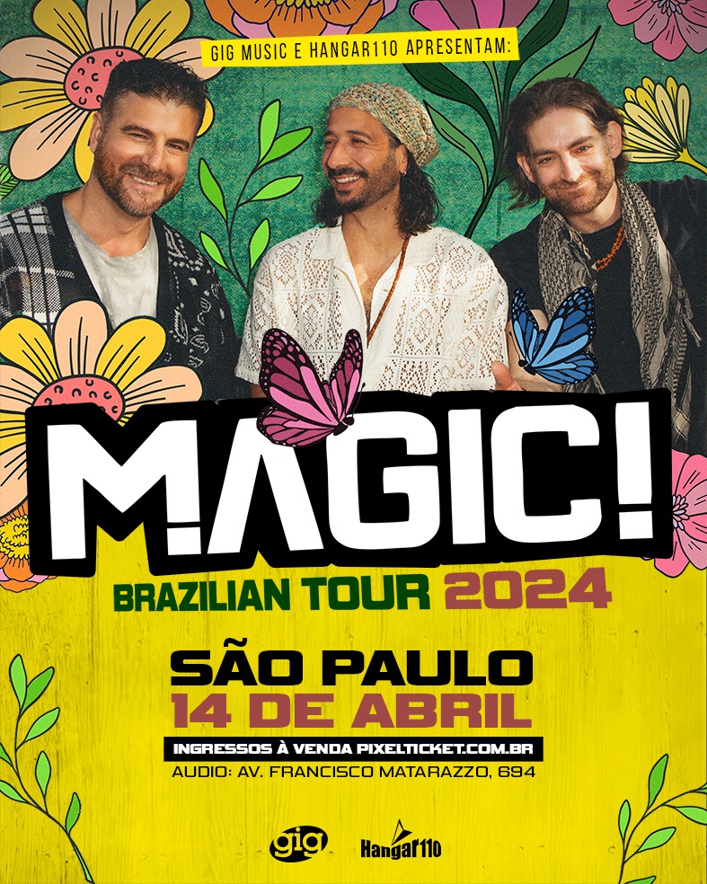 Magic!, do hit global Rude, retorna a São Paulo em&nbsp;abril