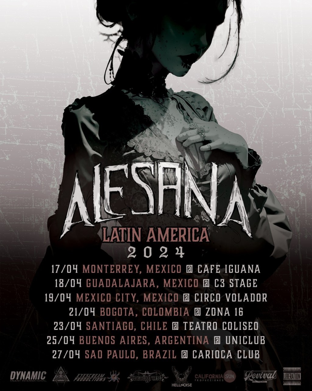 Alesana, ícone do post-hardcore, retorna à América Latina em&nbsp;abril