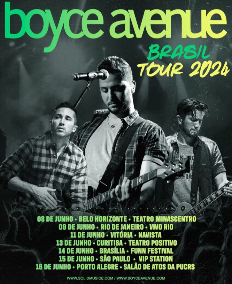 Boyce Avenue confirma etapa brasileira de sua turnê&nbsp;mundial