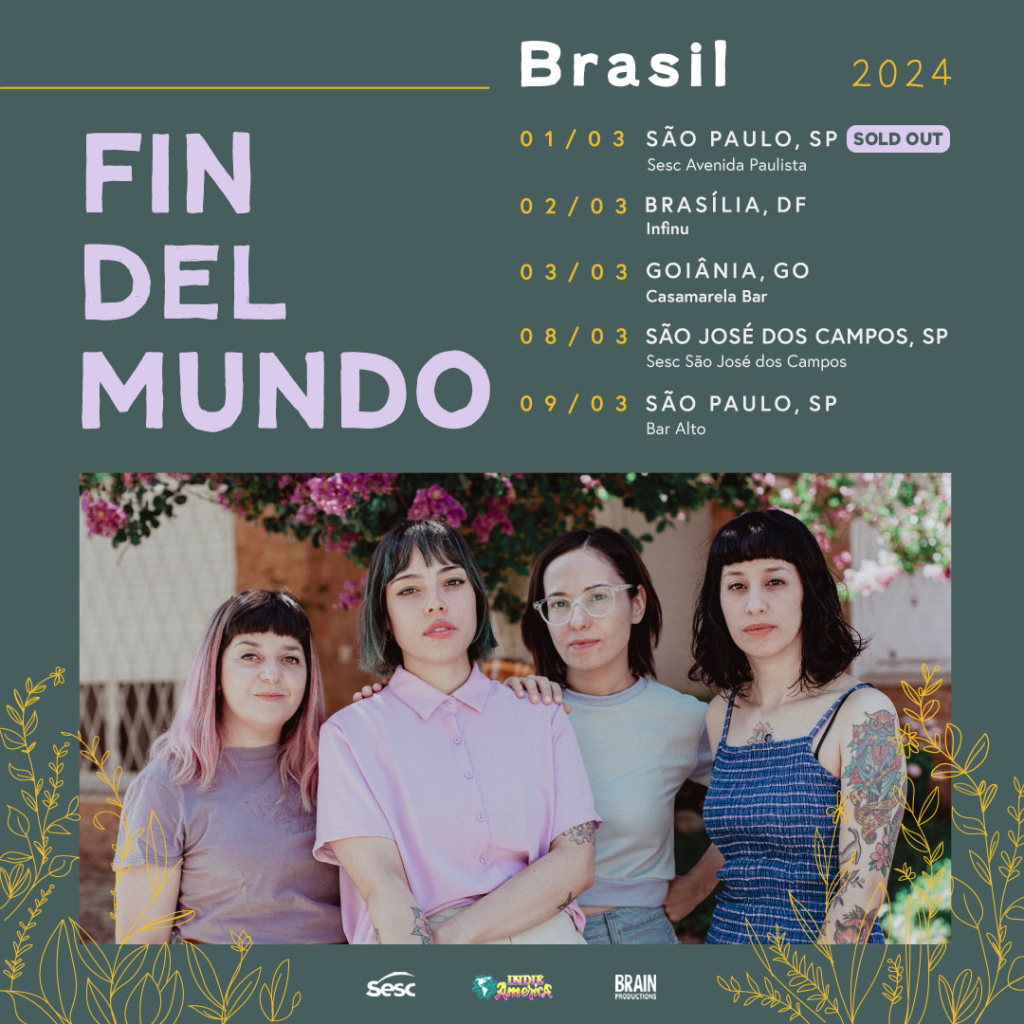 Fin del Mundo, da Argentina, faz shows em Brasília e Goiânia neste fim de&nbsp;semana