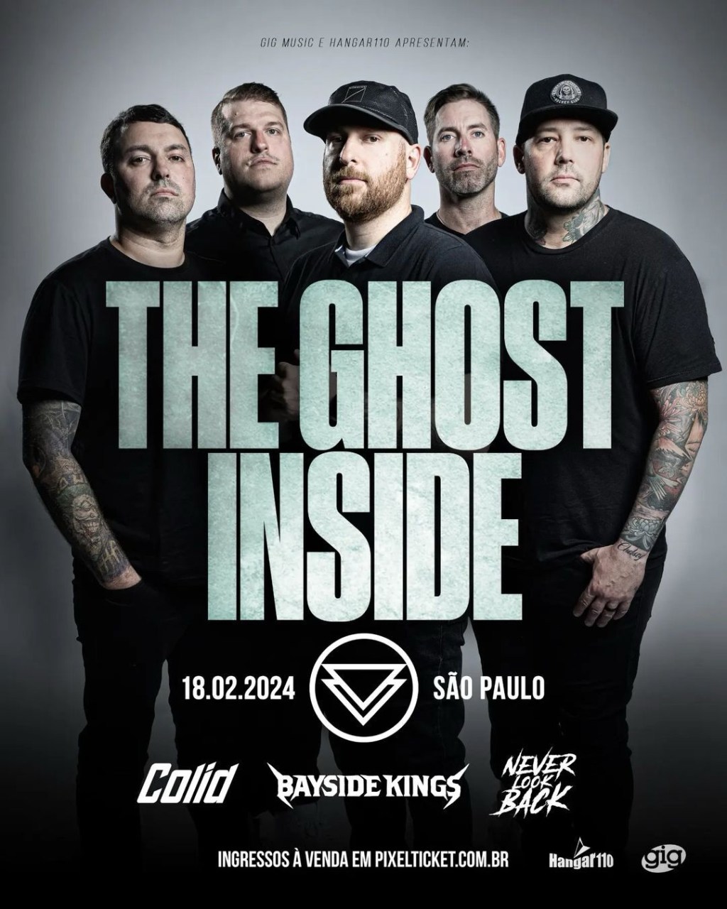 The Ghost Inside, sensação do metalcore, toca em São Paulo no&nbsp;domingo