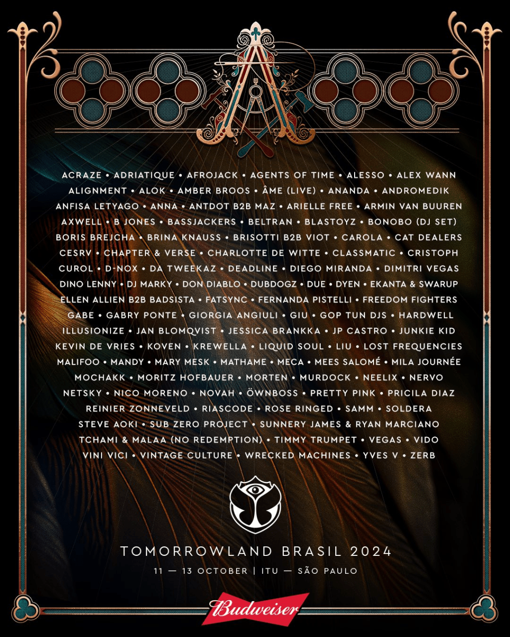 Tomorrowland Brasil divulga o line-up da edição de&nbsp;2024