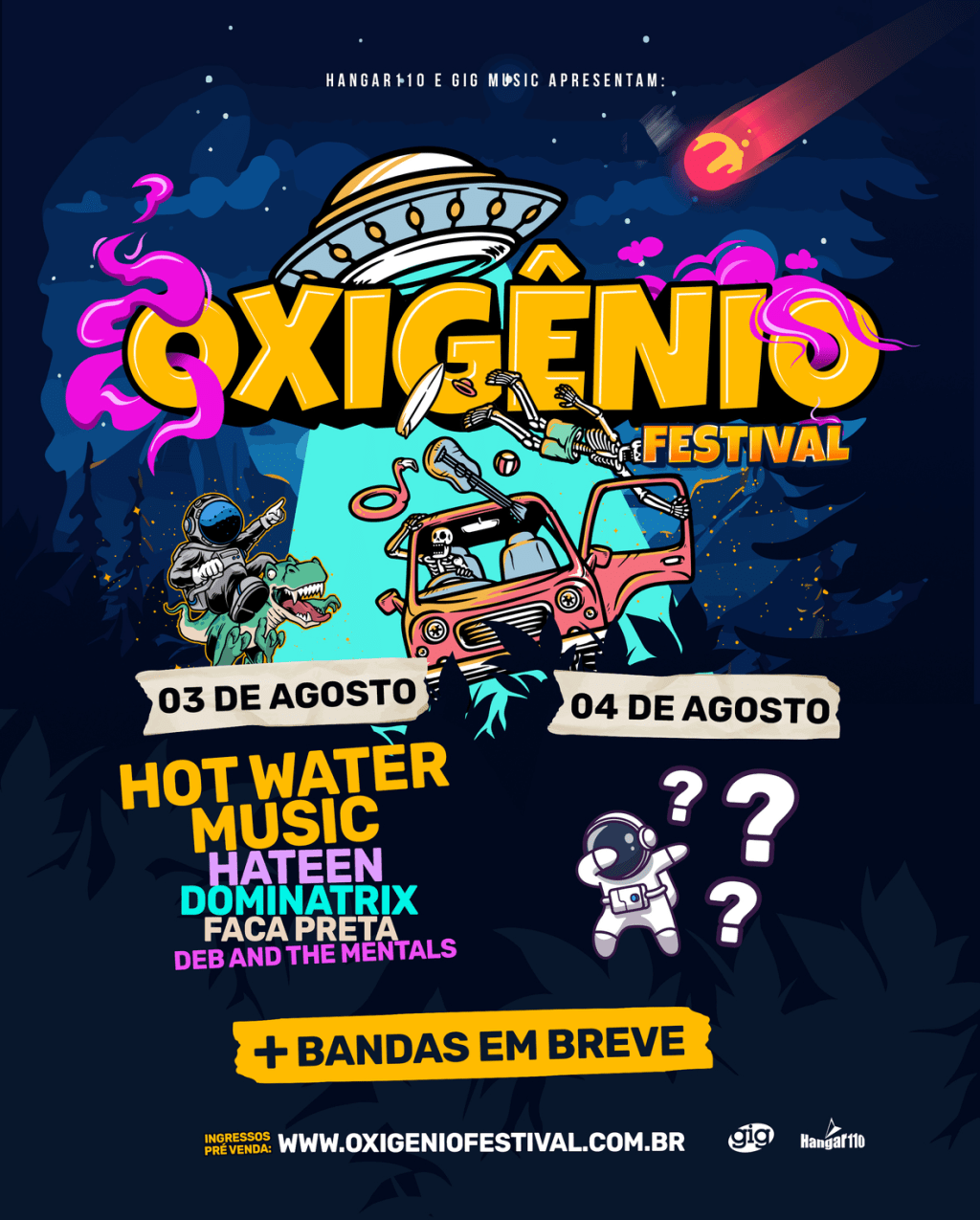 Oxigênio Festival 2024: Hot Water Music é confirmado para o 1º&nbsp;dia