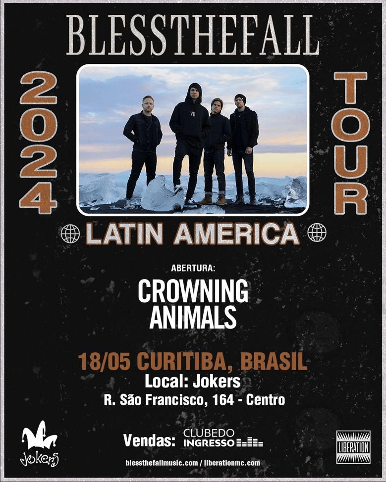 Blessthefall: conheça as bandas de abertura nos shows em São Paulo e&nbsp;Curitiba