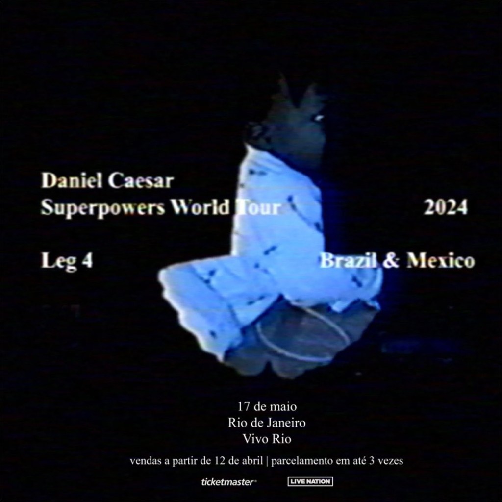 Daniel Caesar anuncia show no Rio de Janeiro de sua “Superpowers World&nbsp;Tour”