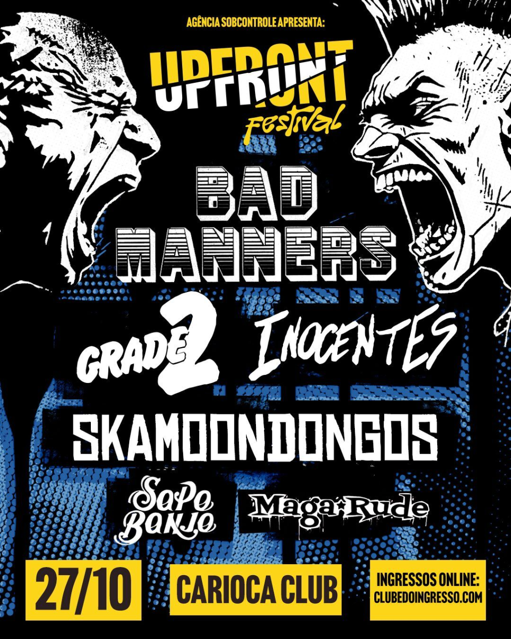 Britânicos do Bad Manners e Grade 2 tocam na estreia do Upfront, novo festival de São Paulo