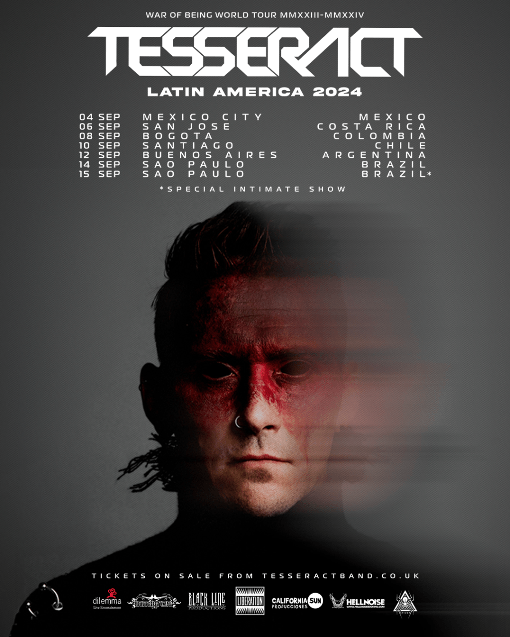 Tesseract retorna ao Brasil com turnê do aclamado álbum War of&nbsp;Being