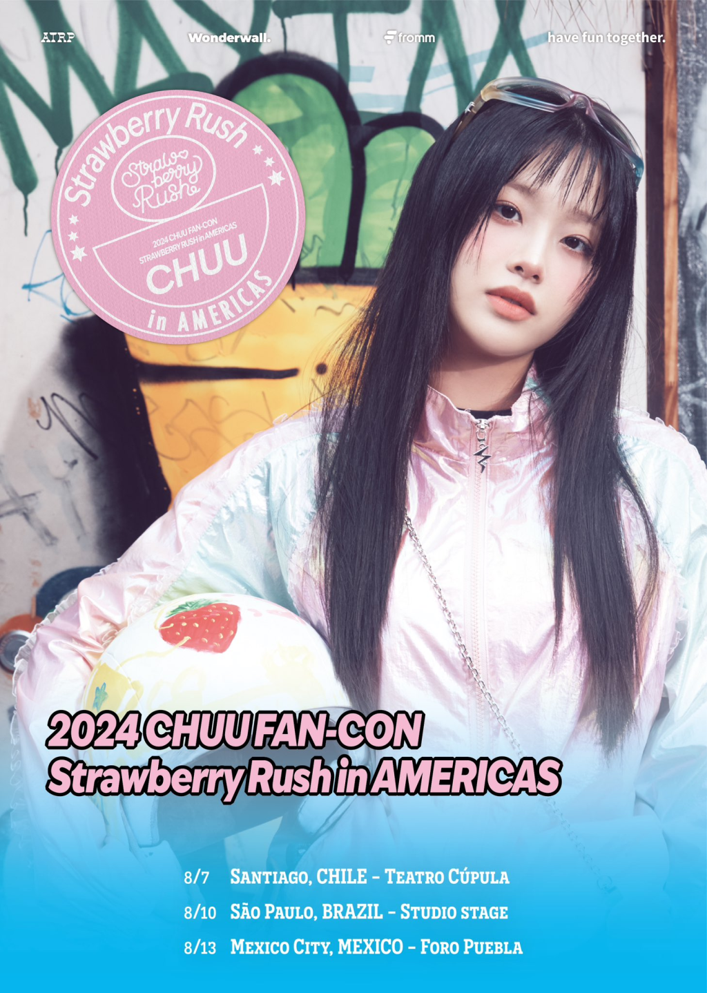 Chuu confirma show em São Paulo com a FAN-CON [Strawberry Rush]