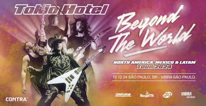 Tokio Hotel retorna ao Brasil com a BEYOND THE WORLD TOUR
