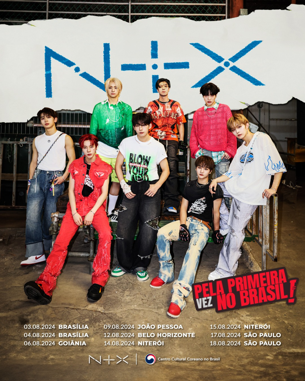 Grupo de K-pop NTX realiza turnê no Brasil pela primeira&nbsp;vez