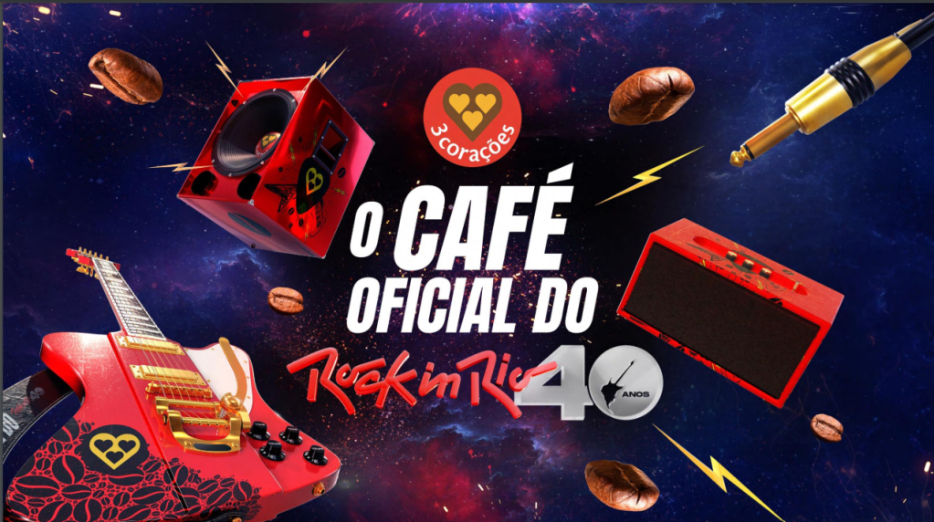 3 Corações é o café oficial do Rock in&nbsp;Rio