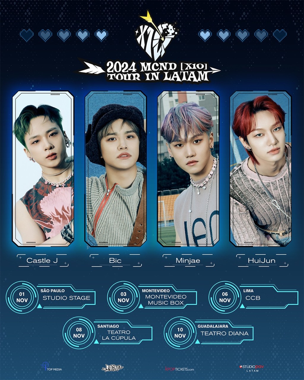 MCND anuncia show em São Paulo como parte da turnê latino-americana 2024
