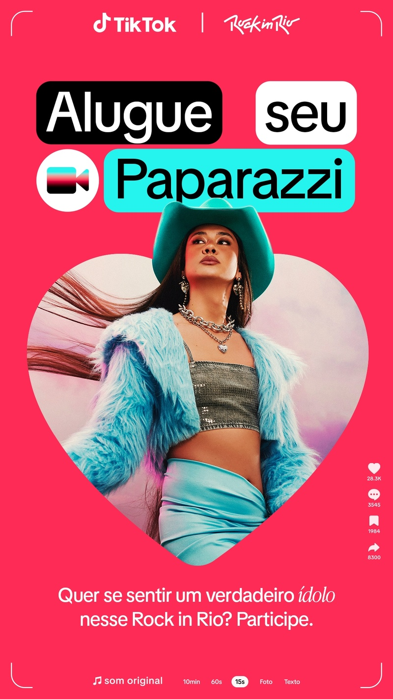 TikTok vai oferecer paparazzi grátis para o público no Rock in Rio Brasil&nbsp;2024