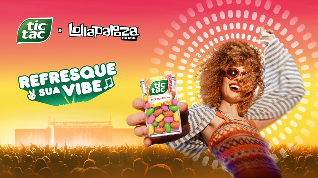 Tic Tac® Anuncia Parceria Oficial Com Lollapalooza Brasil&nbsp;2025