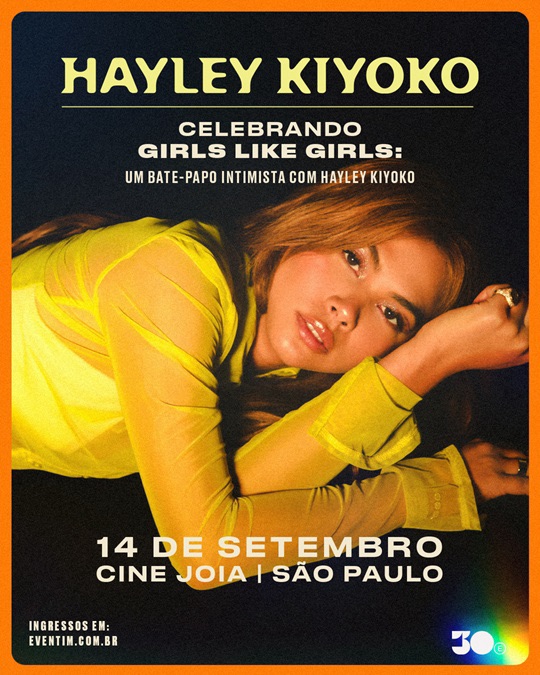 Hayley Kiyoko vem ao Brasil e fará encontro com fãs em São&nbsp;Paulo