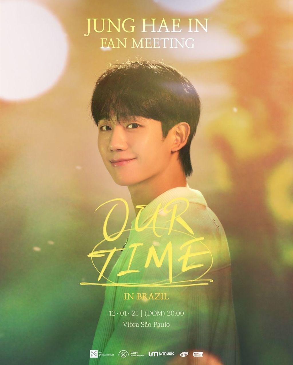 “OUR TIME”: Jung Hae In traz fan meeting inédito para o Brasil em&nbsp;2025