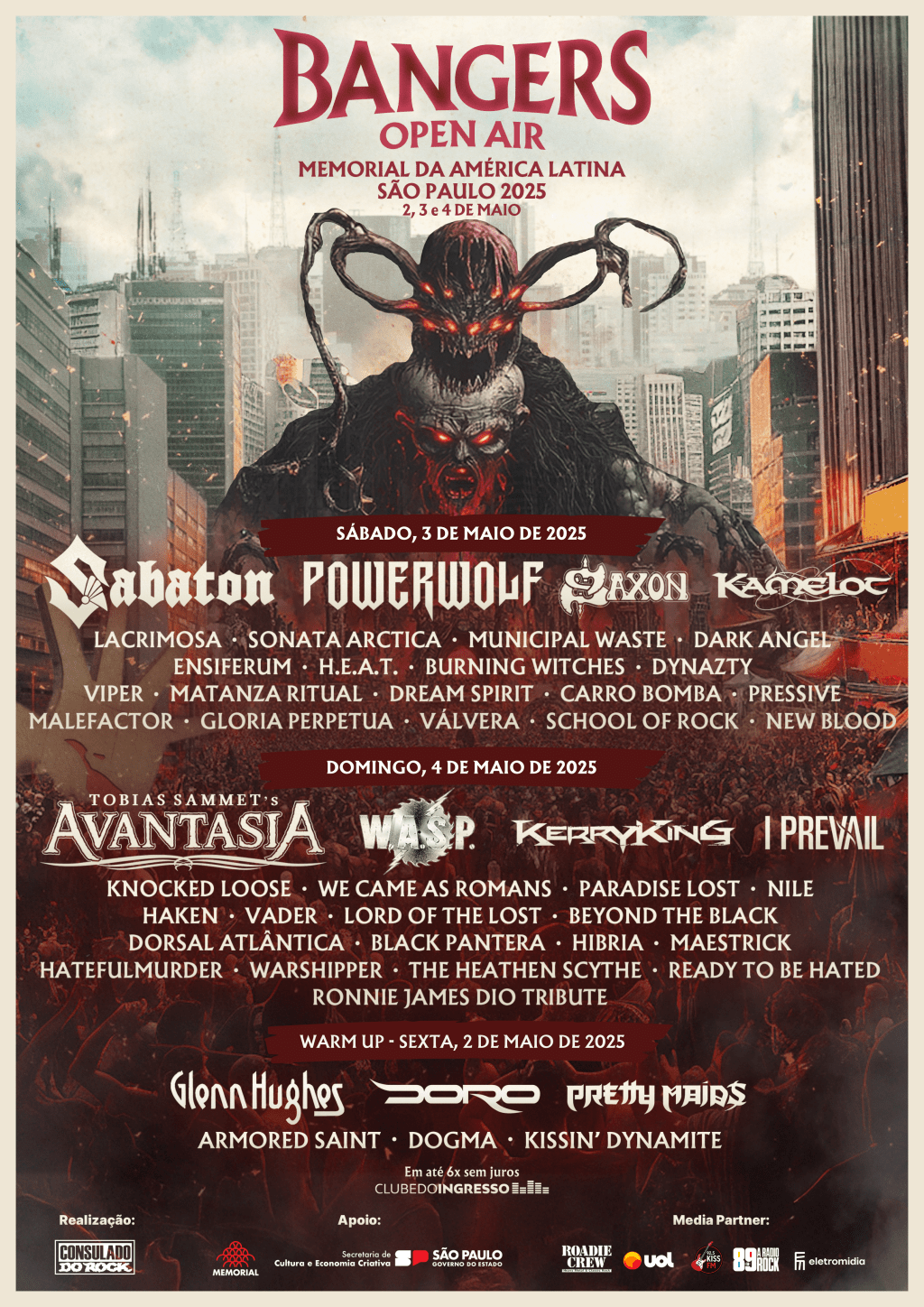 Bangers Open Air anuncia line-up oficial para a edição de&nbsp;2025