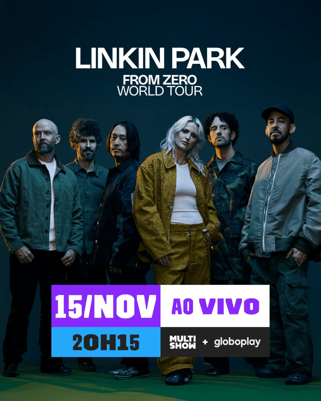 Multishow transmite ao vivo show de retorno do Linkin Park ao Brasil na sexta&nbsp;(15)
