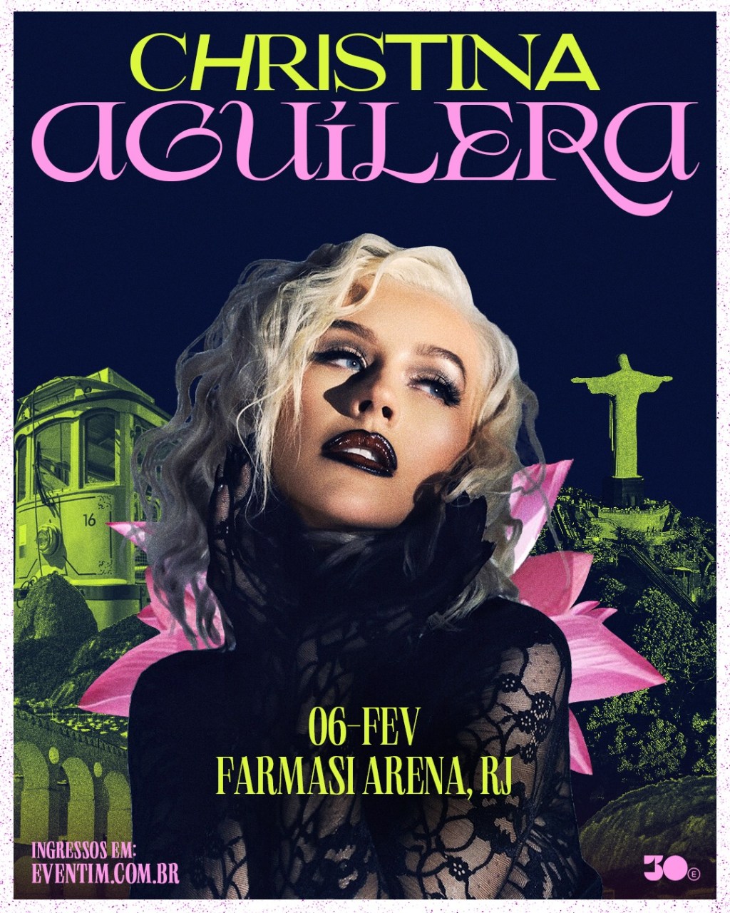 Christina Aguilera anuncia show solo no Rio de&nbsp;Janeiro