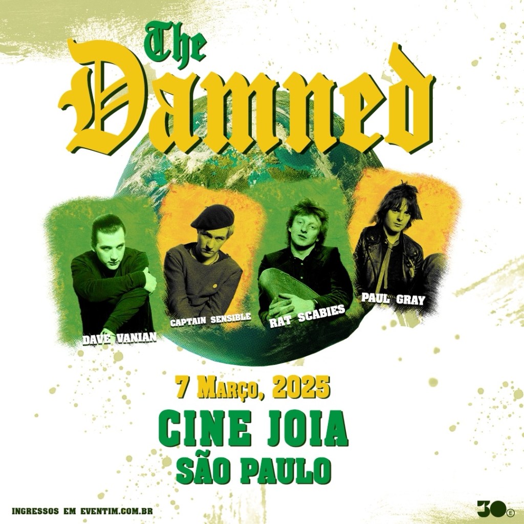 The Damned anuncia apresentação solo no Cine Joia, em São&nbsp;Paulo