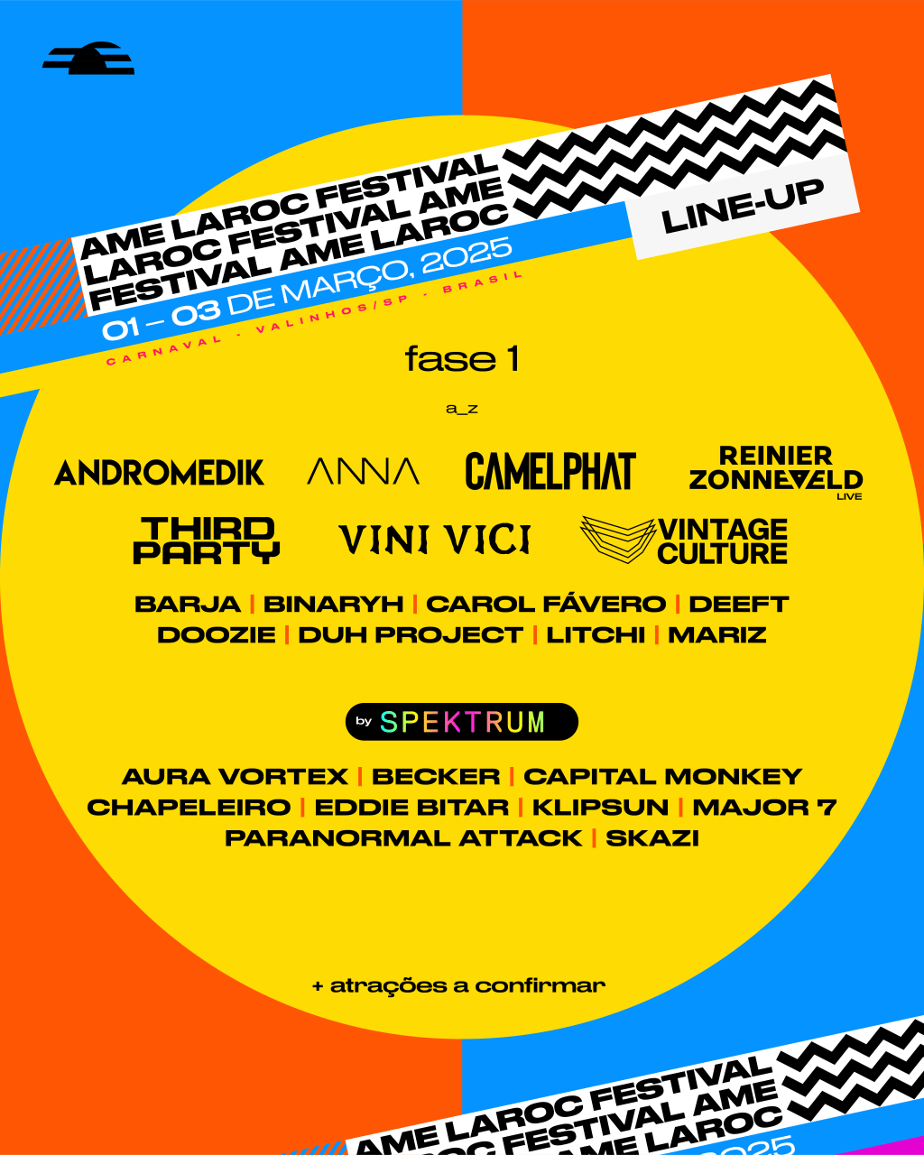 Ame Laroc Festival 2025: primeiros artistas revelados para o Carnaval mais eletrizante do&nbsp;Brasil!