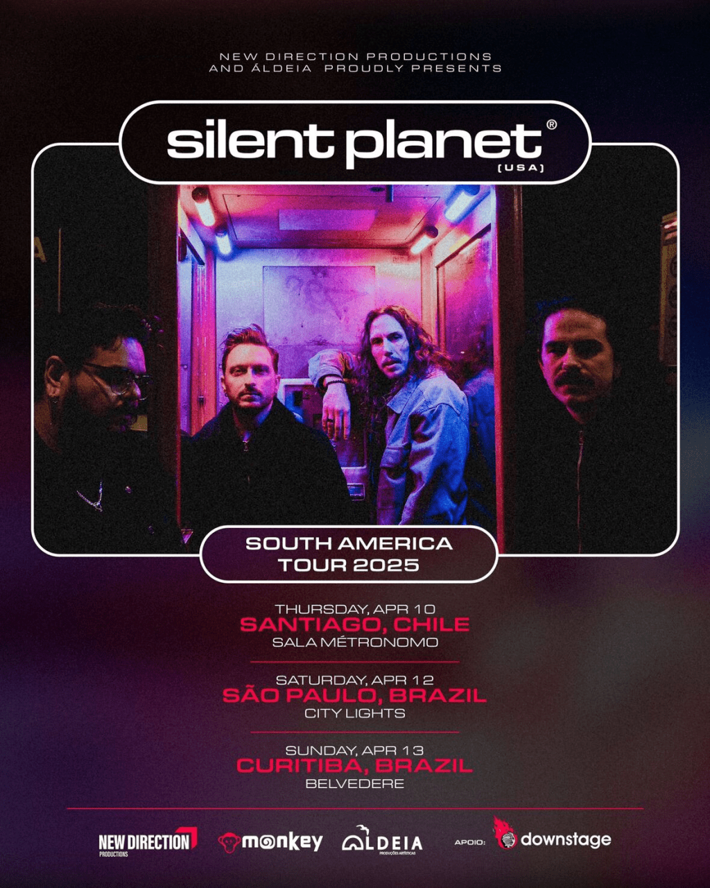 Silent Planet traz seu metalcore moderno ao Brasil em&nbsp;2025