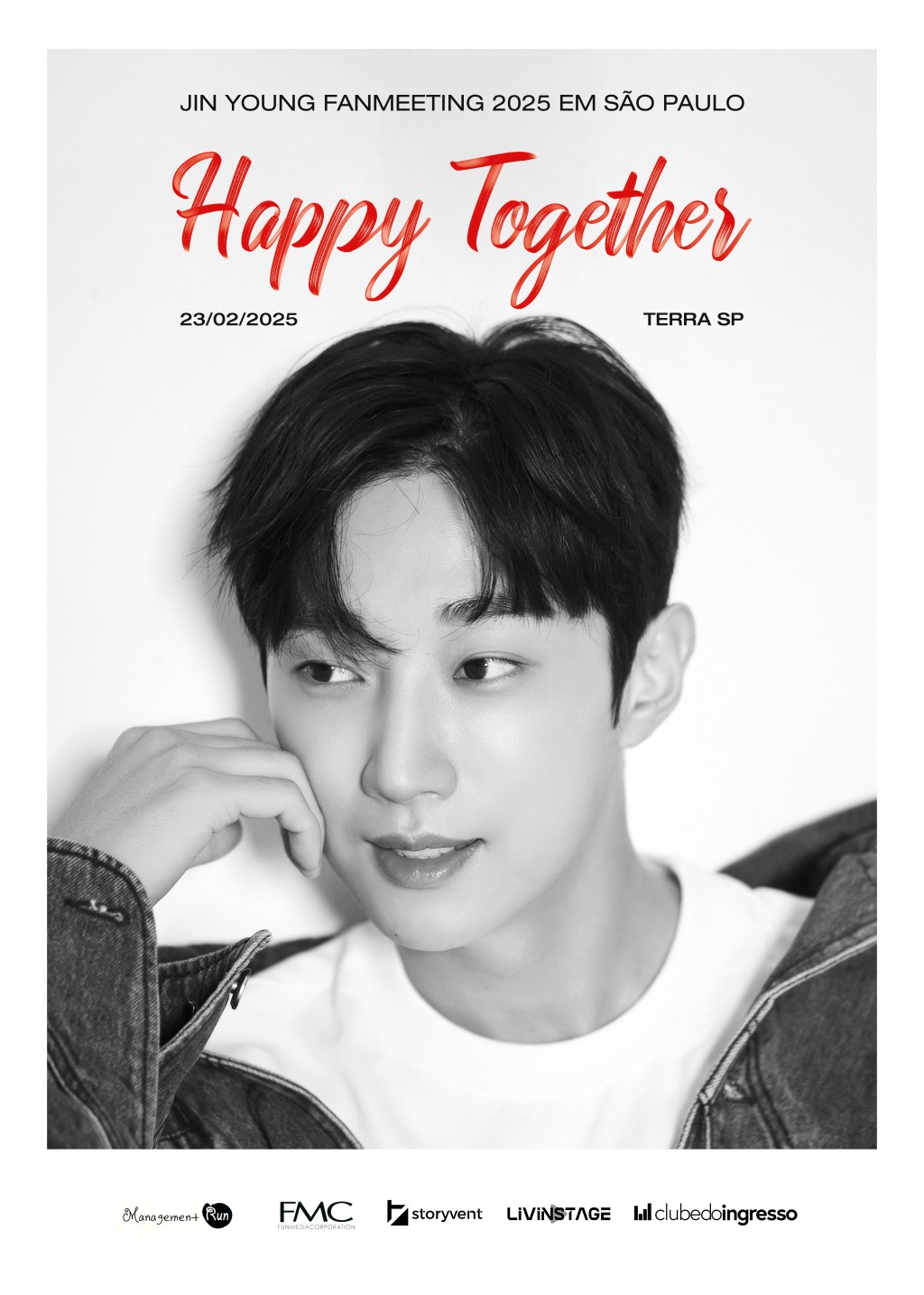 Jinyoung confirma fanmeeting “Happy Together” em São&nbsp;Paulo