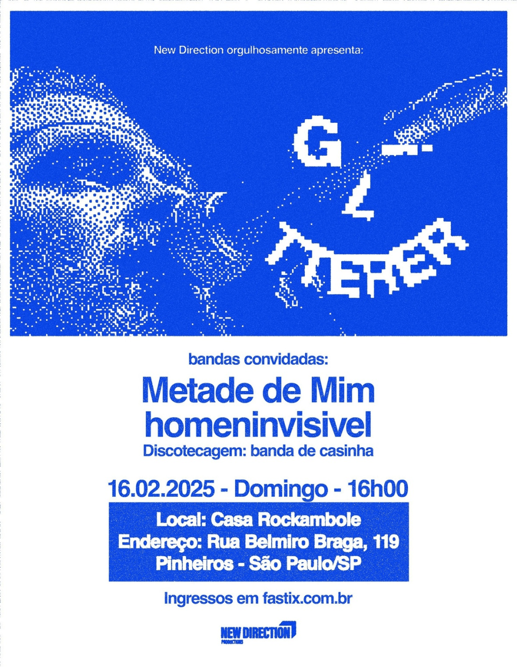 Glitterer em São Paulo: conheça as bandas convidadas para o show do dia&nbsp;16/02