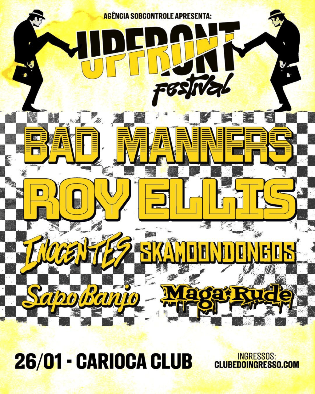 Bad Manners e Roy Ellis são as atrações principais no 1º Upfront&nbsp;Festival