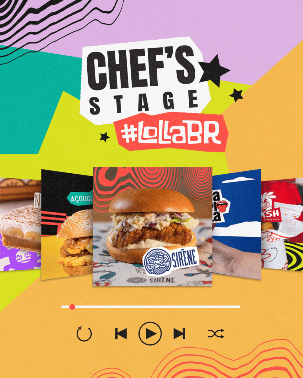 Lollapalooza Brasil 2025 conta com diversas opções de gastronomia com cardápios que atendem aos mais variados&nbsp;paladares