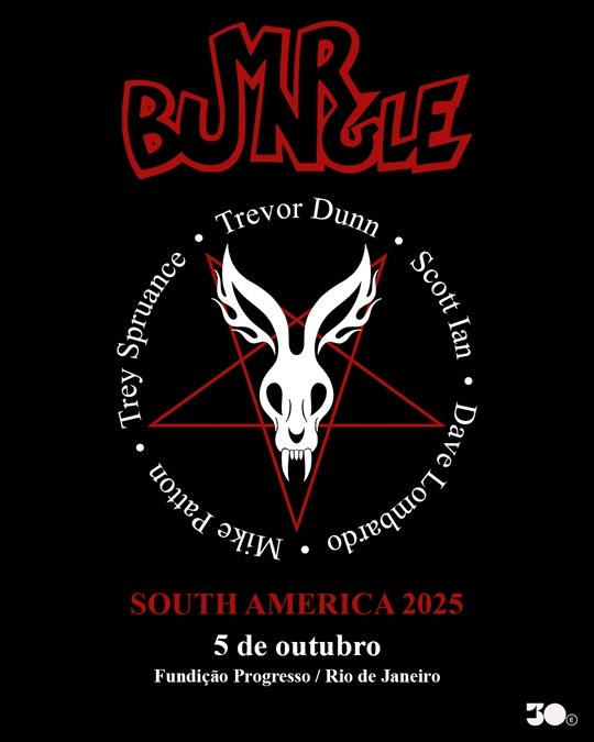 Mr. Bungle anuncia apresentação solo na Fundição Progresso, no Rio de&nbsp;Janeiro
