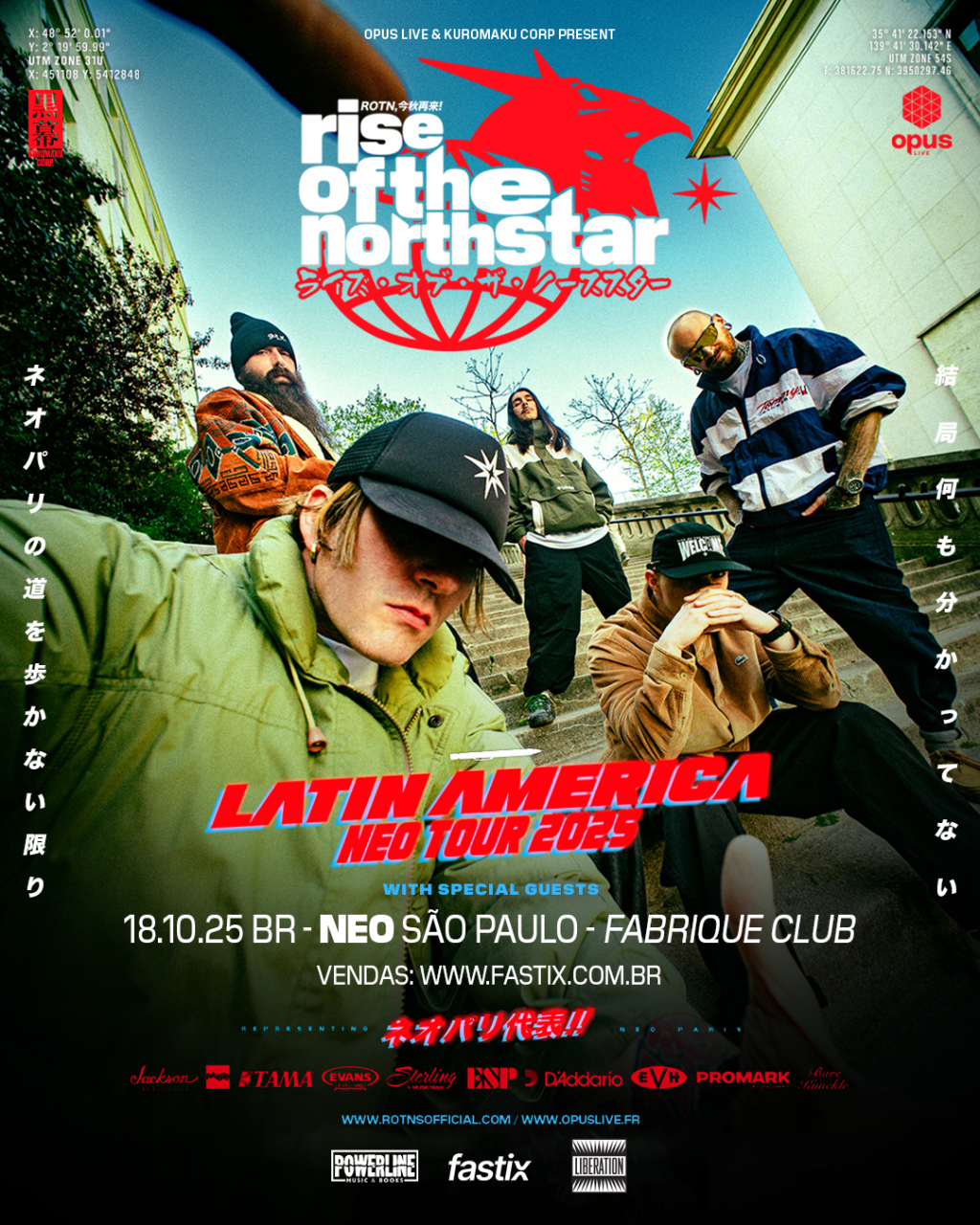 Rise of the Northstar retorna a São Paulo com seu único Metal-HxC-Rap-Manga