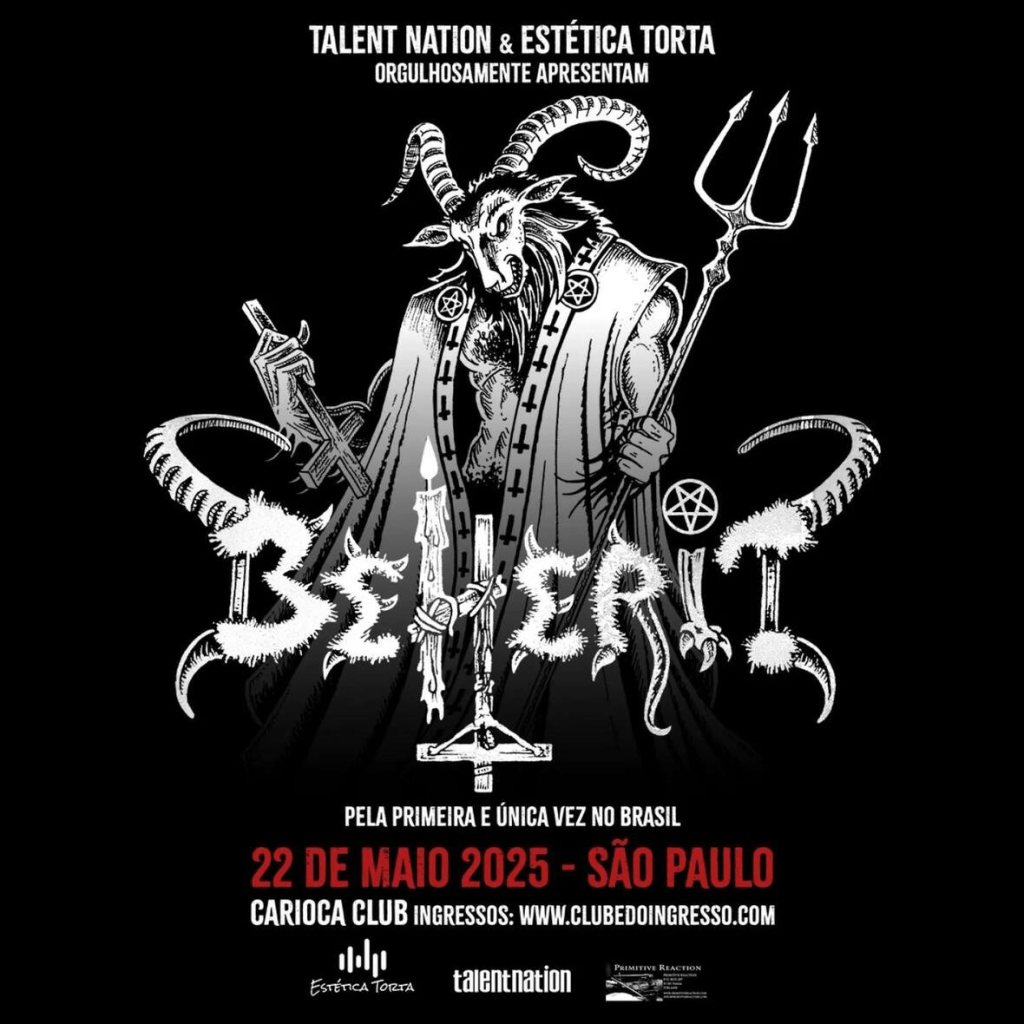 Beherit, ícone do black metal finlandês, faz show inédito em São Paulo no dia 22 de&nbsp;maio