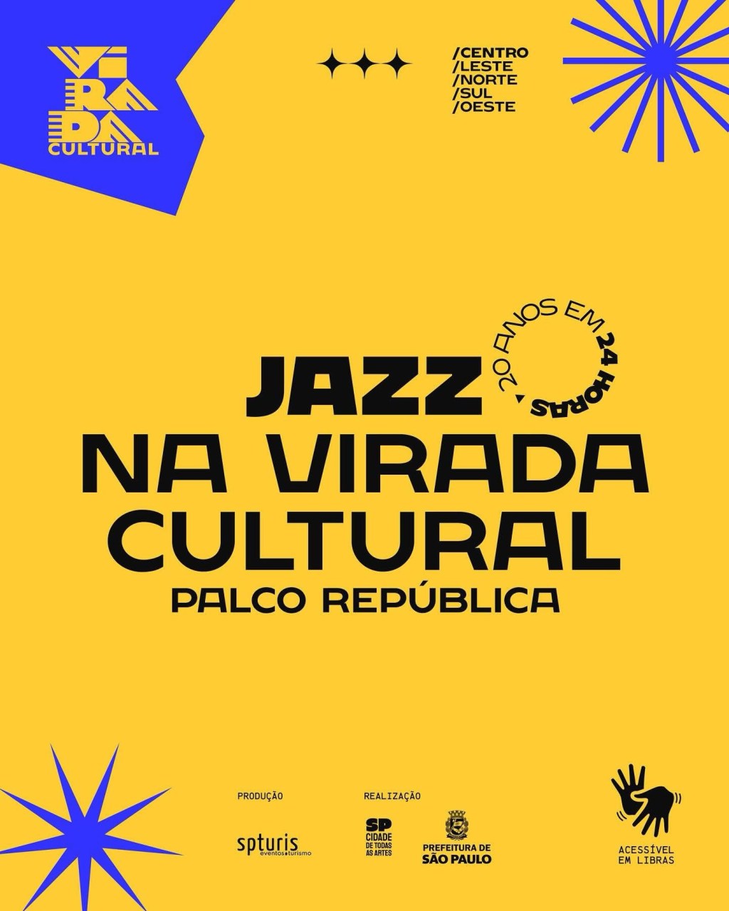 Virada Cultural 2025 traz grandes nomes do jazz ao Palco&nbsp;República