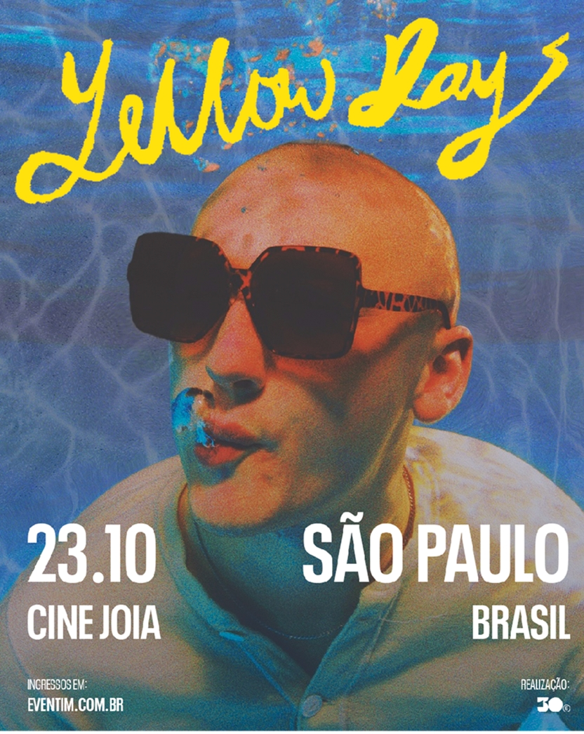 Yellow Days, cantor e compositor britânico, leva seu soul-pop indie para apresentação inédita em São&nbsp;Paulo