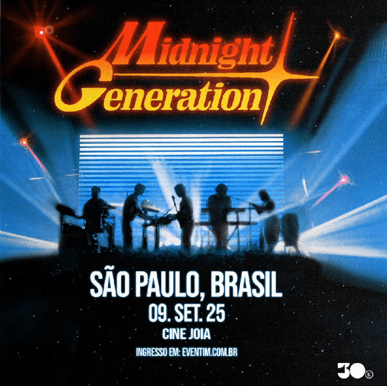 Midnight Generation inclui a América Latina na Tender Love World Tour 2025 e faz apresentação em São&nbsp;Paulo