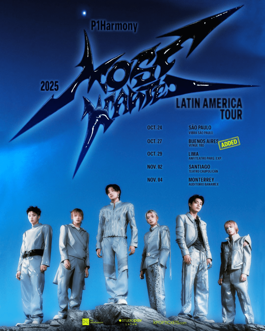 P1Harmony anuncia show único da turnê “Most Wanted” em São Paulo em&nbsp;2025