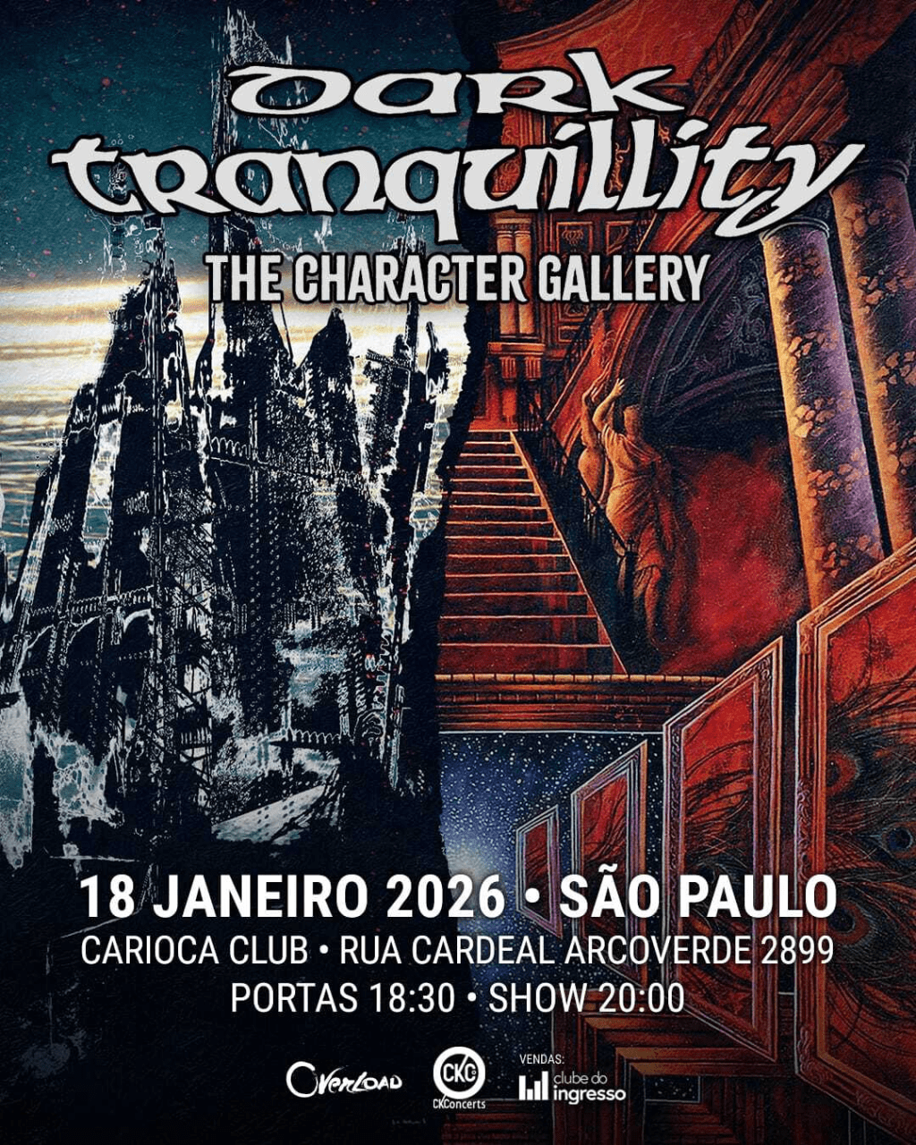 Dark Tranquillity volta a São Paulo com turnê que celebra dois álbuns&nbsp;clássicos