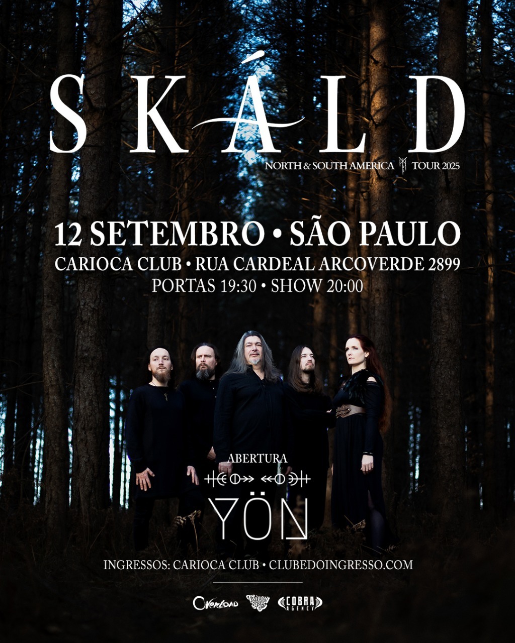 Skáld, folk da França, faz show inédito em São Paulo com abertura da banda&nbsp;Yön