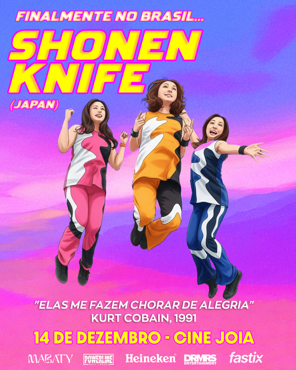 Shonen Knife, uma das bandas favoritas de Kurt Cobain, pela 1ª vez no Brasil em&nbsp;dezembro
