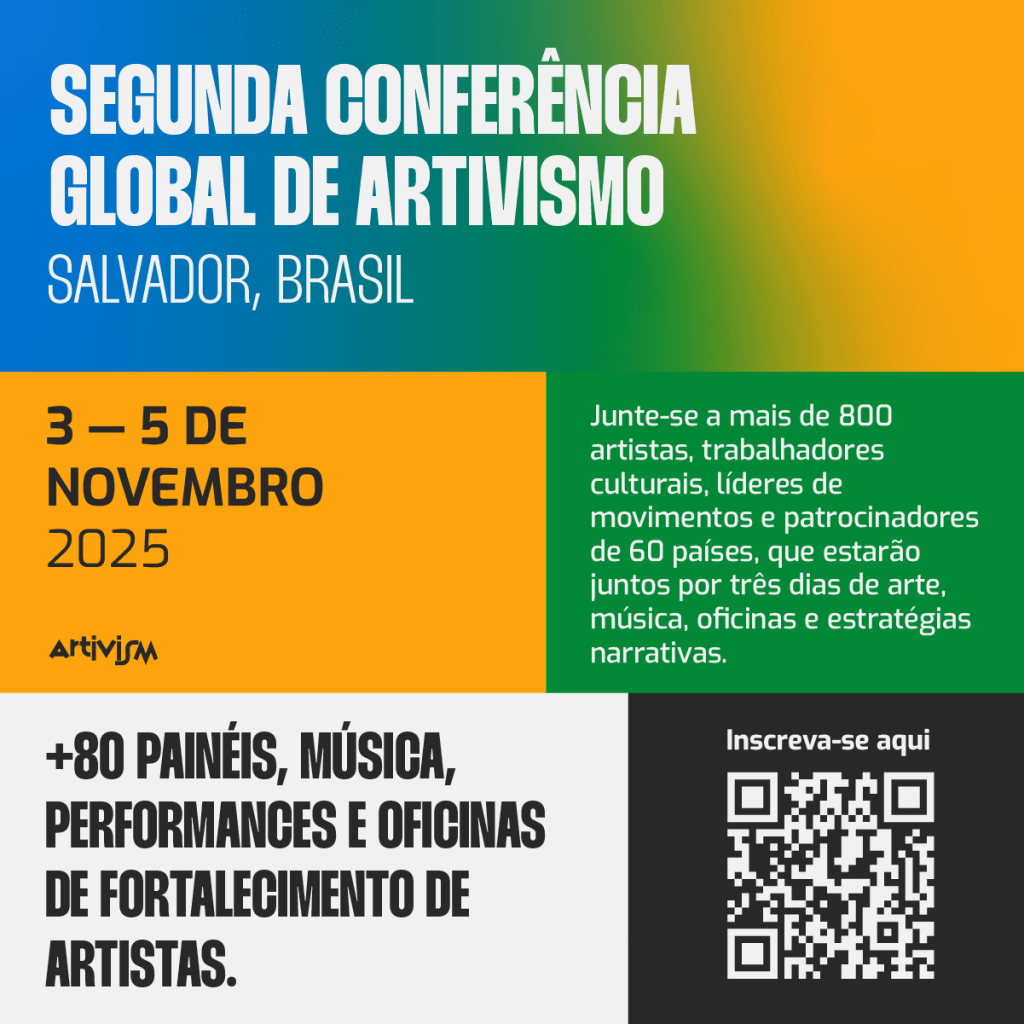 Global Artivism 2025: conferência internacional reúne líderes culturais, artistas e ativistas de mais de 60 países em Salvador antes da&nbsp;COP30