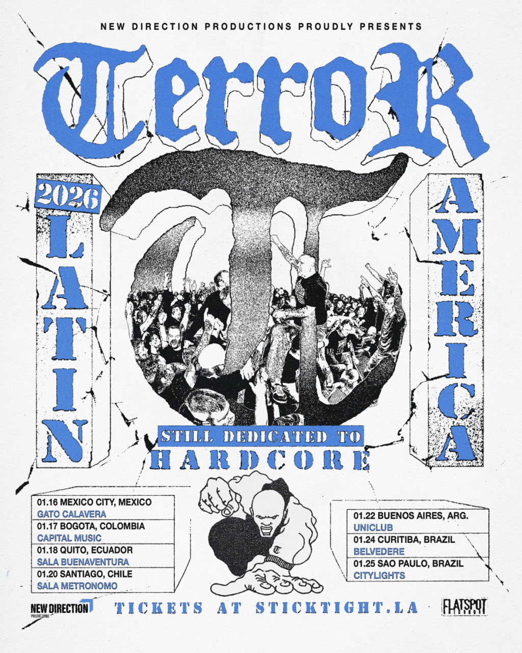 Terror, potência do hardcore mundial, retorna a São Paulo em janeiro de&nbsp;2026