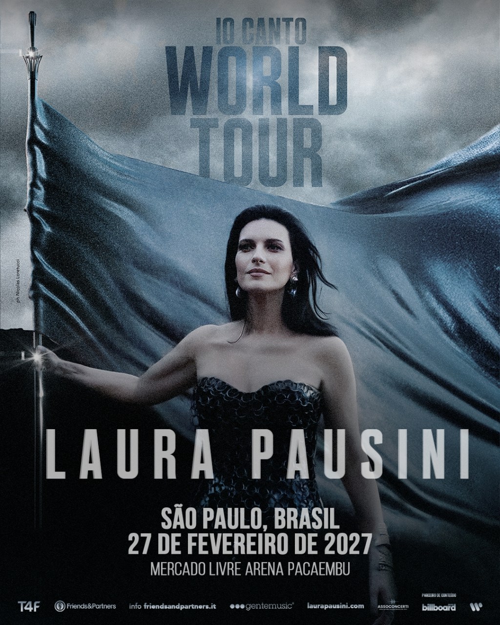 Confira as datas de abertura das vendas de ingressos para o show único de Laura Pausini no&nbsp;Brasil