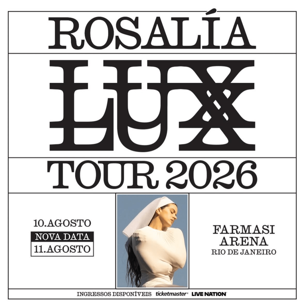 Rosalía anuncia show extra no Rio de Janeiro da turnê mundial LUX&nbsp;2026