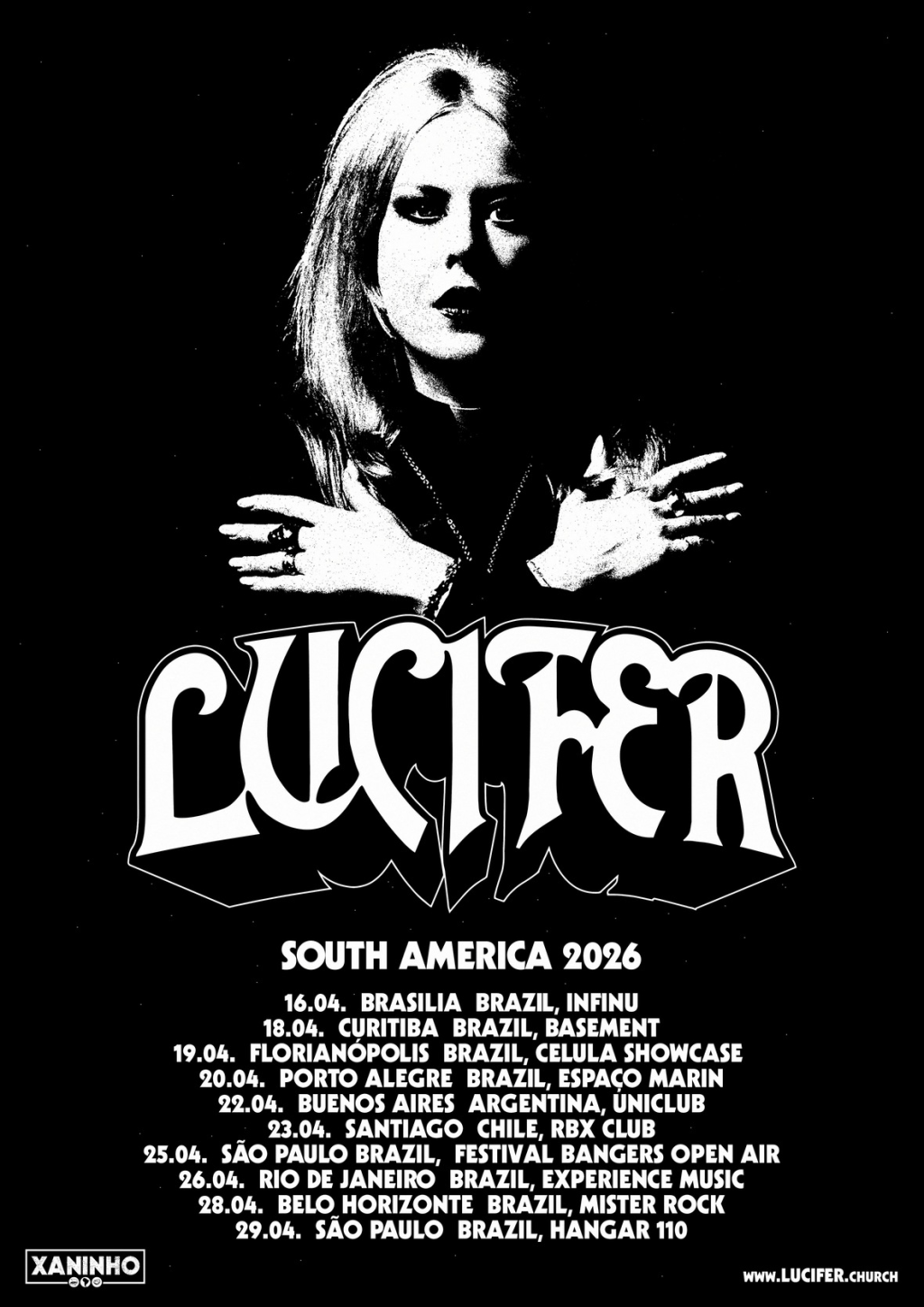 Lucifer: banda sueca retorna ao Brasil em abril para oito&nbsp;shows